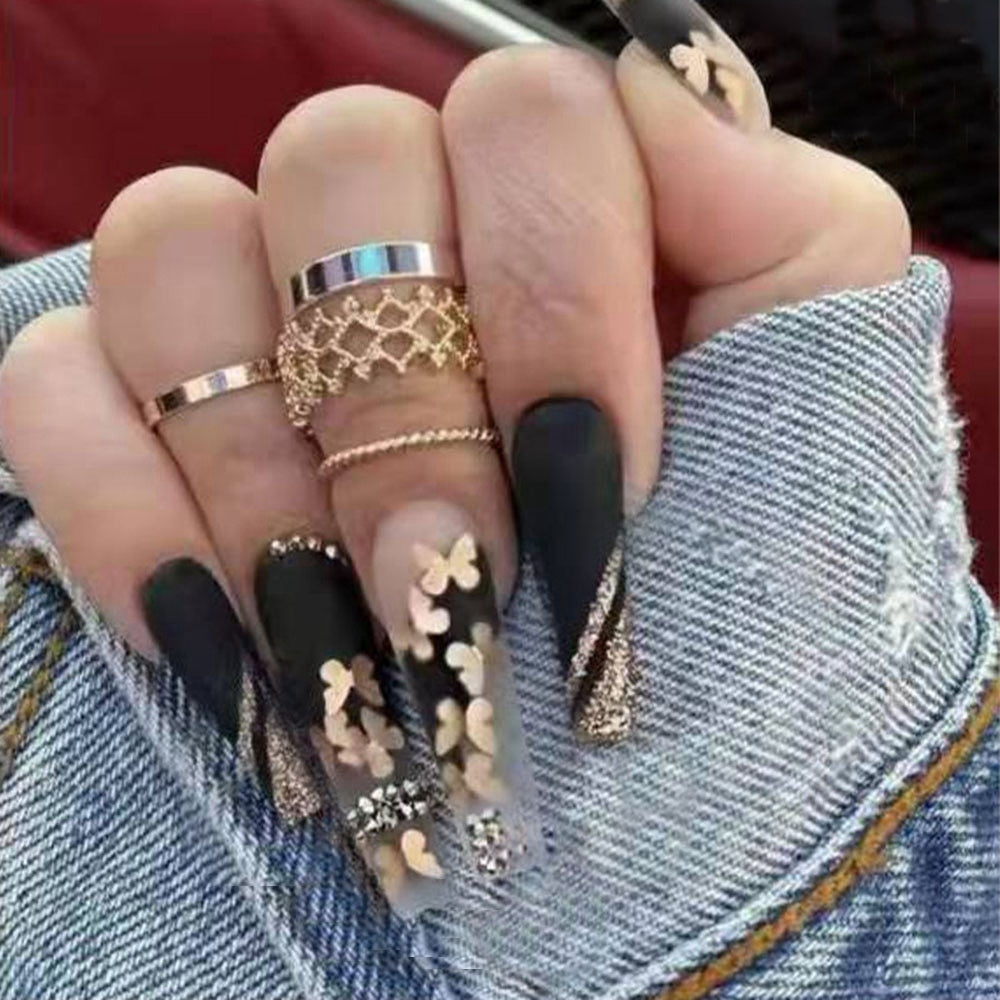 65 Coffin Nail Designs to Die for: Ballerina Nails Ideas | Gel nails, Long  nails, Ballerina nails